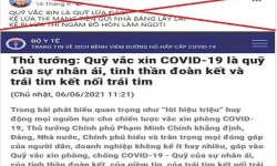 Đăng thông tin sai về quỹ vắc xin, người đàn ông ở Quảng Nam bị phạt 7,5 triệu