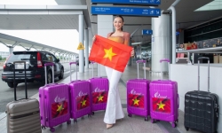 Thùy Tiên chính thức lên đường dự thi Miss Grand International 2021