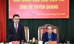 Đoàn công tác Báo Nhân Dân thăm và làm việc tại tỉnh Tuyên Quang