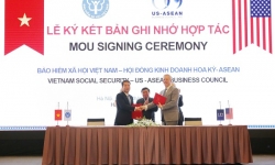 BHXH Việt Nam và Hội đồng Kinh doanh Hoa Kỳ - ASEAN ký kết hợp tác trong lĩnh vực thực hiện chính sách BHYT 