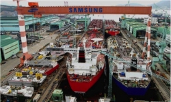 Đế chế đóng tàu công nghiệp nặng Samsung giao tàu phá băng cho Nga