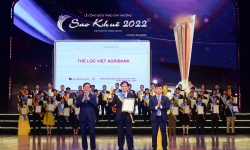 Giải thưởng Sao Khuê 2022 vinh danh Thẻ Agribank Lộc Việt