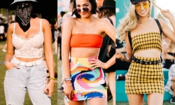 Xu hướng thời trang Crochet và Y2K khuấy đảo lễ hội âm nhạc Coachella 2022