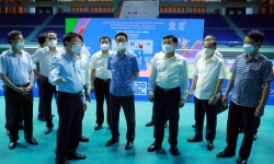 Phó Thủ tướng Vũ Đức Đam kiểm tra công tác chuẩn bị cho SEA Games 31 tại Bắc Giang
