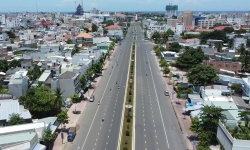 Công an Bình Thuận kiểm tra hiện trạng dự án mở rộng đại lộ Lê Duẩn