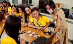 Nam A Bank trao 200 triệu đồng cho Top 58 thí sinh Hoa hậu hoàn vũ Việt Nam chinh phục dự án cộng đồng