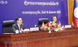 Việt Nam-Lào chia sẻ kinh nghiệm phát triển kinh tế-xã hội sau đại dịch COVID-19