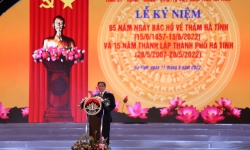 Thủ tướng dự lễ kỷ niệm 65 năm Ngày Bác Hồ về thăm Hà Tĩnh