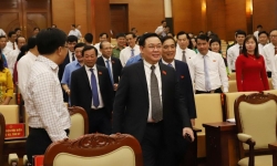 Chủ tịch Quốc hội Vương Đình Huệ dự kỳ họp thứ Tư HĐND tỉnh Phú Thọ