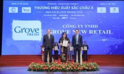 Grove Fresh được vinh danh tại Giải thưởng Top 10 Thương hiệu xuất sắc châu Á 2022