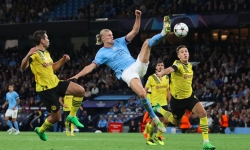 Haaland tỏa sáng giúp Man City ngược dòng đánh bại Dortmund 2-1