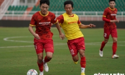 Buổi tập đầu tiên của tuyển Việt Nam trước giải đấu bóng đá giao hữu quốc tế – Hưng Thịnh 2022