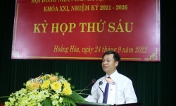 Ông Lê Thanh Hải được bầu làm Chủ tịch UBND huyện Hoằng Hóa
