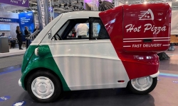 Xe điện cỡ nhỏ Evetta được dùng để giao pizza