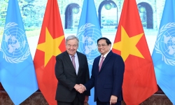 Tổng Thư ký Liên hợp quốc kết thúc tốt đẹp chuyến thăm chính thức Việt Nam