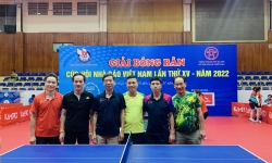 Xác định nhiều nội dung vô địch tại Giải Bóng bàn Cúp Hội Nhà báo Việt Nam lần thứ XV