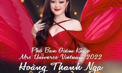 Vừa đăng quang, Hoa hậu Hoàng Thanh Nga làm giám khảo cuộc thi Hoa hậu Qúy bà Việt Nam 2022
