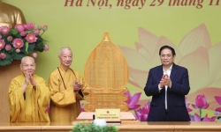 Thủ tướng tiếp đoàn đại biểu lãnh đạo Giáo hội Phật giáo Việt Nam