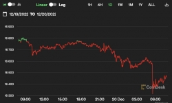 Giá Bitcoin hôm nay 20/12: Thị trường tiền số tiếp tục đi xuống