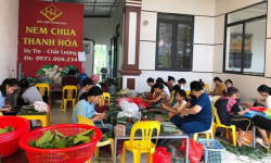 Đặc sản nem chua Thanh Hóa đắt khách dịp cận Tết