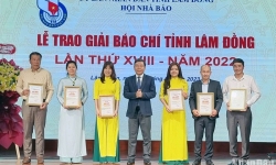 Hội Nhà báo tỉnh Lâm Đồng tổ chức trao Giải báo chí tỉnh lần thứ 18