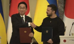 Thủ tướng Nhật Bản Kishida đến thăm Ukraine và gặp ông Zelenskyy