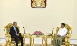 Cựu Tổng thư ký Liên hợp quốc Ban Ki-moon bất ngờ thăm Myanmar