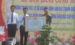 Thừa Thiên Huế: Trường THCS Nguyễn Đình Anh đạt chuẩn quốc gia
