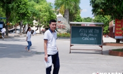 Ấn tượng thí sinh lớn tuổi nhất kỳ thi tốt nghiệp THPT năm 2023 tại Thanh Hoá