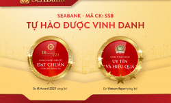 SeABank nhận giải Top 50 công ty đại chúng uy tín và hiệu quả năm 2023