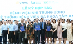 Bệnh viện Nhi Trung ương hợp tác chiến lược với Hệ thống BVĐK Tâm Anh - Hệ thống tiêm chủng VNVC