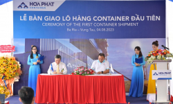 Hòa Phát chính thức xuất hàng những sản phẩm container đầu tiên