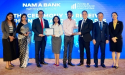 Nam A Bank nhận 'Cú đúp' giải thưởng quốc tế