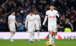 Son Heung-min vô duyên, Tottenham văng khỏi Top 4 giải Ngoại hạng Anh
