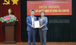 Nhà báo Lê Trường Giang được bầu làm Chủ tịch Hội Nhà báo tỉnh Lào Cai