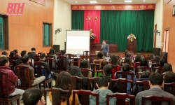 Hội Nhà báo tỉnh Thanh Hóa tập huấn kỹ năng tổ chức, vận hành tòa soạn hội tụ