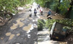 Hà Nội: Cấm đường phục vụ thi công đường Nguyễn Cảnh Dị kéo dài
