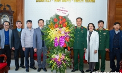 Hội Nhà báo Việt Nam thăm và chúc mừng Sư đoàn bộ binh 312