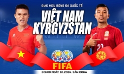 Việt Nam vs Kyrgyzstan: Trận đấu tổng duyệt trước VCK Asian Cup 2023