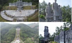 Công trình tượng đài nhà yêu nước Phan Đình Phùng ở Hà Tĩnh ngày càng xuống cấp