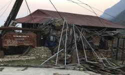 Lào Cai: Gió lốc núi Sa Pa làm 17 ngôi nhà dân bị tốc mái