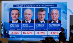 Ông Vladimir Putin thắng áp đảo trong cuộc bầu cử tổng thống Nga