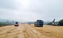 Tăng tốc thi công, nỗ lực đảm bảo thông xe cao tốc qua Hà Tĩnh vào tháng 6/2025