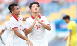 Văn Chuẩn và Nhật Nam tỏa sáng, U23 Việt Nam đánh bại chủ nhà U23 Tajikistan