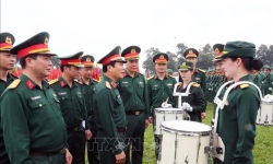 Nỗ lực cao nhất trong huấn luyện, luyện tập diễu binh, diễu hành kỷ niệm Chiến thắng Điện Biên Phủ