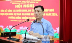 Nam Định: Triển khai công tác tuyển chọn, gọi công dân nhập ngũ và thực hiện nghĩa vụ Công an nhân dân năm 2025