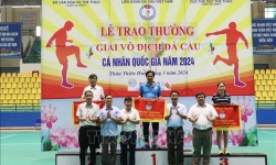 Phú Thọ xếp thứ Ba toàn đoàn tại Giải Vô địch Đá cầu cá nhân Quốc gia năm 2024