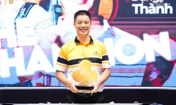 Đặng Thành Kiên vô địch giải pool 9 bi với mức thưởng kỷ lục