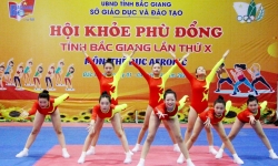 Bắc Giang: 634 vận động viên tham gia thi đấu môn thể dục Aerobic tại Hội khỏe Phù Đổng tỉnh năm 2024