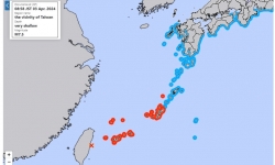 Nhật Bản đồng loạt phát cảnh báo sóng thần sau trận động đất lớn ngoài khơi đảo Đài Loan (Trung Quốc)